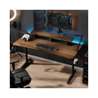 Стол для компьютера EUREKA GIP 60 Walnut ERK-I60P-WN