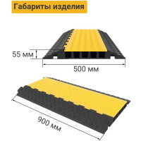Кабель-канал ТЕХНОЛОГИЯ 40x34мм 18т ККП 5-20 (полиуретан) (900x500x55) 00000012211