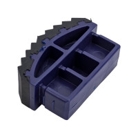 Комплект заглушек для лестницы 60x20 мм, синий Алюмет Серия ZGL2