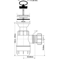 Сифон McAlpine 32-40 MRW2-40