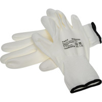 Нейлоновые перчатки с полиуретановым покрытием S.GLOVES KREZ белые, 09 размер 31613-09