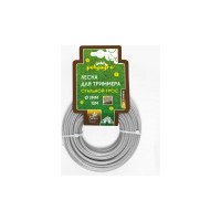 Леска для триммера Gold 3 мм, 10 м, стальной трос POLYAGRO 7704930