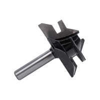 Фреза пазо-шиповая для углового сращивания серия 2510 d8хh22хd50 мм РОСОМАХА 802511