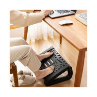 Подставка для ног ZDK Homium Proffi цвет черный, регулируемая высота footrest02