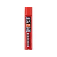 Грифели для автоматических карандашей Pentel Ain Stein C275S-2B 0.5 мм, 12 грифелей, в тубе, 2B 586225