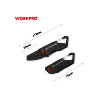 Складной нож WORKPRO 1,5 дюйма WP381009