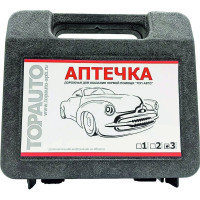 Аптечка дорожная для оказания первой помощи TopAuto по ту тип 2 состав 3(1), 12 пр TA-AP23-1
