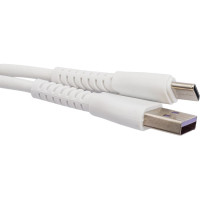 Дата-кабель More Choice Smart USB 5.0A для Type-C TPE 1м K51Sa White