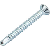 Саморез Daxmer оконный 3,9x35 бел.цинк,сверло 500 шт 00-00462847