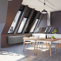 Панельный радиатор ROYAL THERMO VENTIL COMPACT VC22-500-1200 Noir Sable M НС-1453157