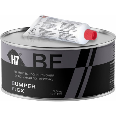 Полиэфирная эластичная шпатлевка по пластику H7 Bumper Flex 383199