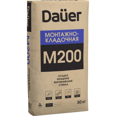 Dauer ‘ухаЯ смесь монтажно-кладочнаЯ м-200 50кг Z-20*50