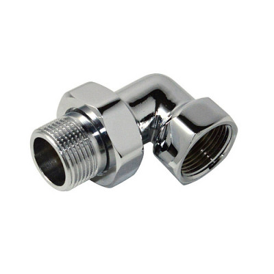 Угловое соединение СТМ ТЕРМО г/ш, 1", с накидной гайкой для полотенцесушителей CPAEFM01