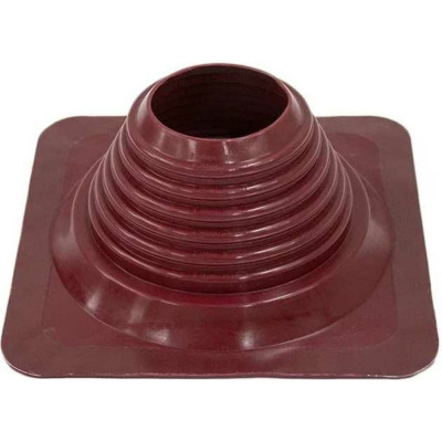 Borge Проходка кровельная прямая №4 (d=95-197, 275x275mm, RAL 3005 красный), силикон 01.235.03.03.01.000.3005