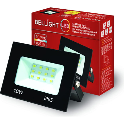 BELLIGHT Прожектор BL-LFL-2-10 slim/СДО 2-10 slim, 6500К 800Lm 220В 22103478