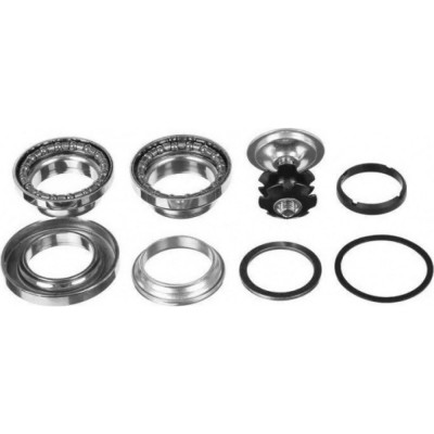NECO Рулевая колонка H825 25,4mm,MTB,серебристая HQ-0006567