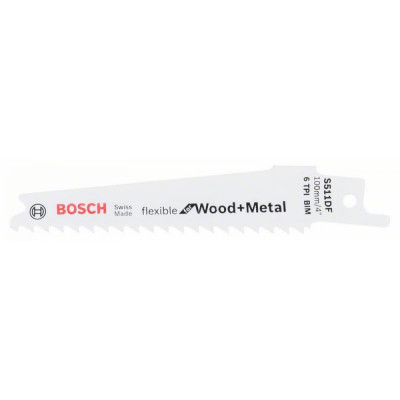 Сабельные пилки Bosch FLEX WOOD METAL 2608657722