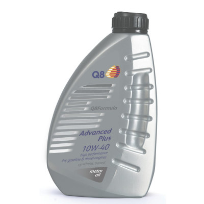 Q8 Oils Моторное масло, полусинтетическое, FORMULA ADVANCED PLUS 10W-40, 1л, 101117601751