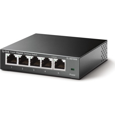 TP-Link 5-портовый настольный коммутатор TL-SG105S