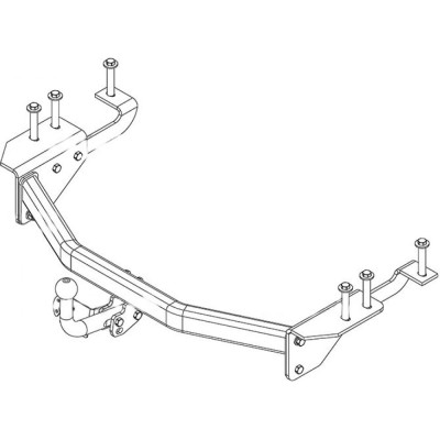 Фаркоп тсу Toyota ALPHARD 2008-2014 гг AVTOS TY 39