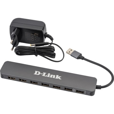 D-Link DUB-H7/E1A Концентратор с 7 портами USB 2.0 DUB-H7/E1A