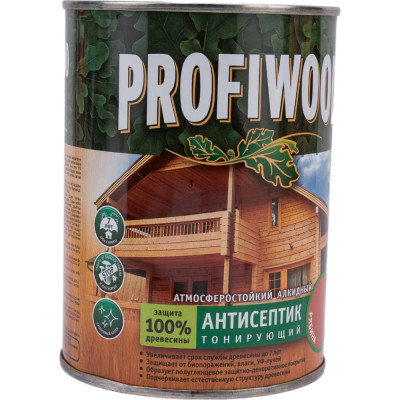 Тонирующий атмосферостойкий алкидный антисептик Profiwood 67057