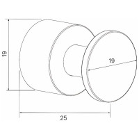 IDDIS Комплект крючков, 4 шт., хром, HOK4SC0i41,
