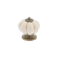 ТУНДРА Ручка кнопка Ceramics 001, керамическая, бежевая 4320358