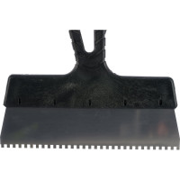 Нержавеющий зубчатый шпатель STAYER 250мм, зуб 4х4мм 1009-25-04