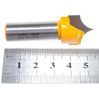 Фреза пазовая фасонная (19х16 мм; R 10 мм; хвостовик 12 мм) по дереву Энкор 10639