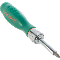 Трещоточная отверточная рукоятка с набором бит Jonnesway DR0119S 48819 048819