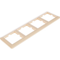 Четырехместная рамка Systeme Electric слоновая кость W59 SchE КД-4-28 KD-4-28