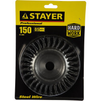 Щетка дисковая "MASTER" (150 мм; 22 мм) для УШМ STAYER 35120-150