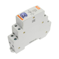 Кнопочный выключатель c фиксацией и индикацией TDM ELECTRIC ВК-47M 1НО;1НЗ синий SQ0214-0019