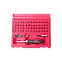 Набор бит 1/2", 3/8" TORX, HEX, PH с держателем, в кейсе (55 предметов) JTC 5610