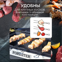 Двойные шампуры (4 шт.) FORESTER RZ-500UB