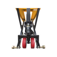 Гидравлическая тележка с ножничным подъемом PROLIFT JF-1000, грузоподъемность 1000 кг, колеса полиуретан, вилы 1150x550 мм