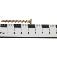 Шуруп, жёлтый цинк Крепежная техника 4,5х45 450шт 431366 БК