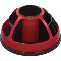 Канцелярский набор BRAUBERG "Микс"10 предметов, вращающаяся конструкция, черно-красный, блистер 231929