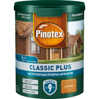 Быстросохнущая пропитка-антисептик 3в1 PINOTEX CLASSIC PLUS (лиственница; 0.9 л) 5727618