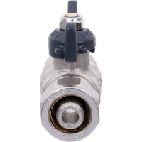 Шаровой кран для МП труб AQUALINK вн 1/2x16 B бабочка 874