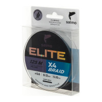 Плетеная леска SALMO Elite х4 BRAID Dark Gray 125/012 4950-012