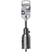Коронка твердосплавная с адаптером по бетону Basis (45х50х160 мм; SDS-plus) Monogram 089-144
