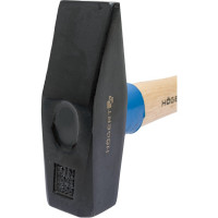 Слесарный молоток HOEGERT TECHNIK кованый, 1500 г, с деревянной рукояткой HT3B015