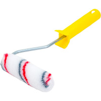 Мини-валик РемоКолор малярный с рукояткой Мультиколор, ось 6мм, D15мм, 100мм, 06-1-611