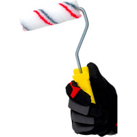 Мини-валик РемоКолор малярный с рукояткой Мультиколор, ось 6мм, D15мм, 100мм, 06-1-611