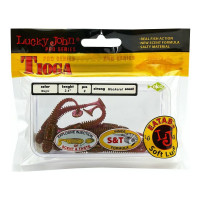Съедобные искусственные виброхвосты LUCKY JOHN LJ Pro Series TIOGA 2.4in, цвет S14, 9шт. 140119-S14
