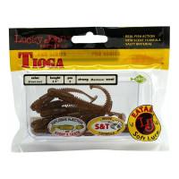 Съедобные искусственные виброхвосты LUCKY JOHN LJ Pro Series TIOGA 2.4in, цвет S07, 9шт. 140119-S07