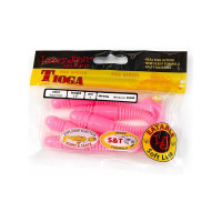 Съедобные искусственные виброхвосты LUCKY JOHN LJ Pro Series TIOGA 3.9in, цвет F05, 5шт. 140104-F05