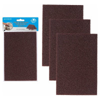 Карборундовая губка для мытья кухни МУЛЬТИДОМ набор 3 шт NEW VL58-102